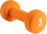 Wonder Core, Neoprene Dumbbell – 3 kg – Orange, gewichten, halters, dumbbells, krachttraining,