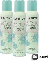 La Rive Deo Aqua Bella for Woman - Voordeelverpakking 6 Stuks