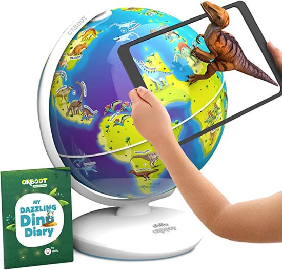 Thumbnail van een extra afbeelding van het spel Orboot Dinos - AR Globe - by PlayShifu (met app): Interactief, Educatief, Augmented Reality Globe  - STEM speelgoed voor kinderen van 4 - 10 jaar