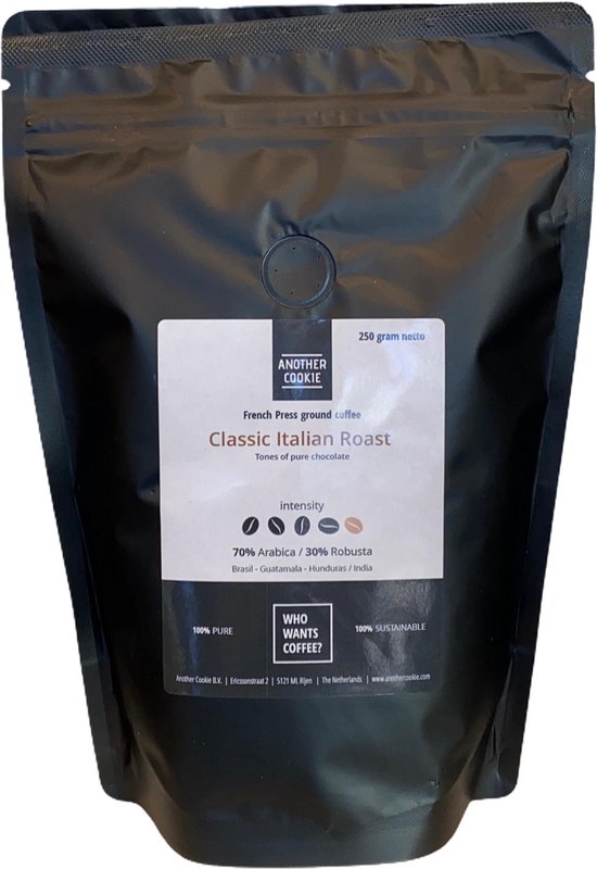 ACTIE Another Cookie Classic Italian Roast Gemalen Koffie Voor