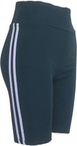 Modieuze Premium Dames Korte Joggingsbroek / Trainingsbroek / Sportbroek | Joggingshort | Groen - XL