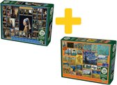 Cobble Hill legpuzzels voordeel kunst van Gogh en Jan Vermeer