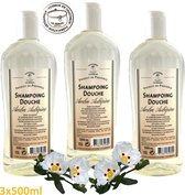 Echte AMBER shampoo douche 3x500ml VOORDEEL pakket. Biologisch ecologisch. Le Serail. HEERLIJK GEURENDE Originele Marseille zeep.
