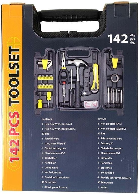 Tool Performance Gereedschapskoffer - 142-delig | bol.com