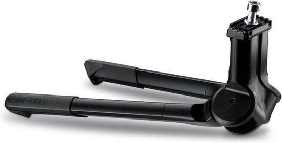 Ursus Dubbele fietsstandaard - mechanische innovatie - 300mm - zwart - maximale stabiliteit