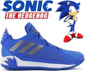 adidas Dame 6 GCA - Sonic The Hedgehog - Chasing Rings - Sneakers Sport Casual Schoenen FU9446-FU9456 LIMITED - Maat EU 42 2/3 UK 8.5