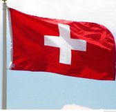 Zwitserse Vlag - Vlag Zwitserland - Zwitserland Vlag - 90 x 150 cm - Met Ringen