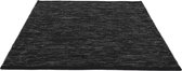 MOMO Rugs Teppe Black Vloerkleed - 200x300 cm - Rechthoekig - Laagpolig, Structuur Tapijt - Industrieel, Modern, Scandinavisch - Wit, Zwart, Zwart_wit