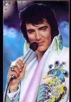TOPMO - Elvis Presley- Pauw Outfit - Diamond painting pakket - HQ Diamond Painting - volledig dekkend - Diamant Schilderen – voor Volwassenen – ROND - 40 x 50 CM