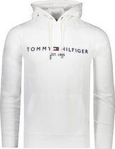 Tommy Hilfiger Sweater Wit  - Maat S - Heren - Herfst/Winter Collectie - Katoen