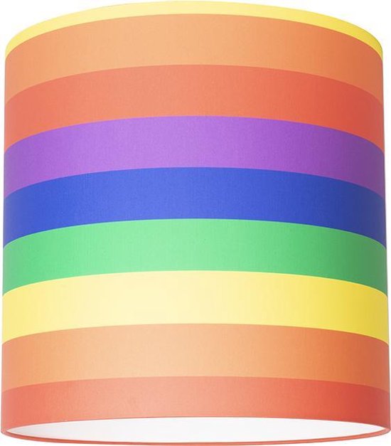 Uniqq Lampenkap textiel Regenboog Ø 40 cm - 40 cm hoog