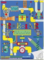 Haza Original Kleurboek Robot Papier Blauw