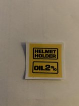 Honda camino sticker Helmet holder/oil 2% voor a klasse