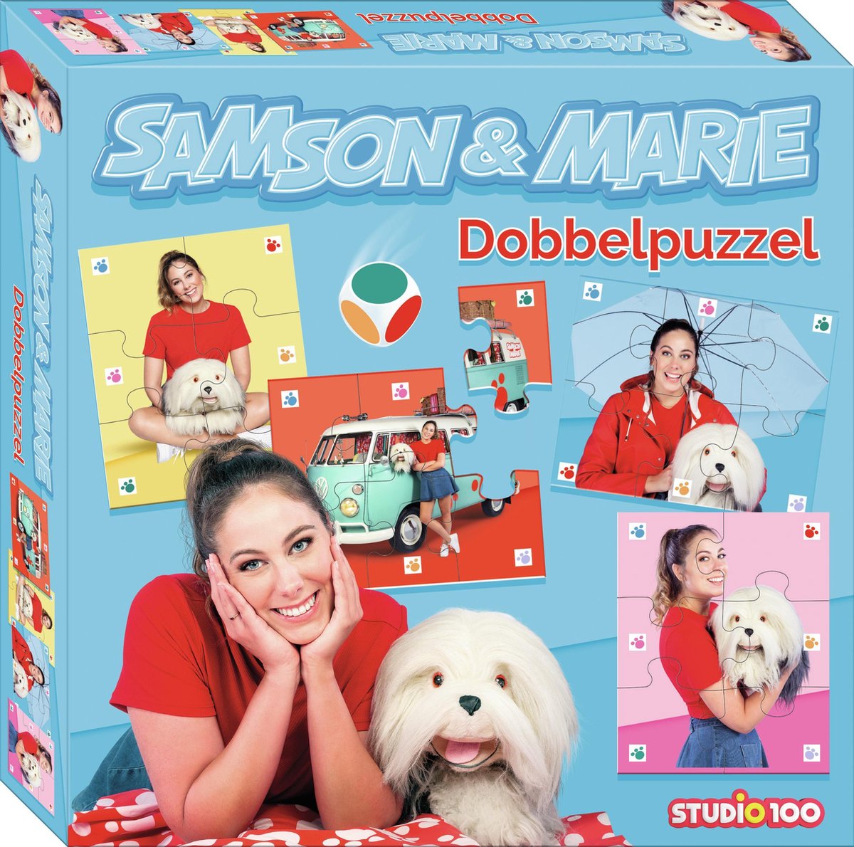 Samson & Marie puzzel - Dobbelpuzzel - 4 puzzels / 4x6 stukken
