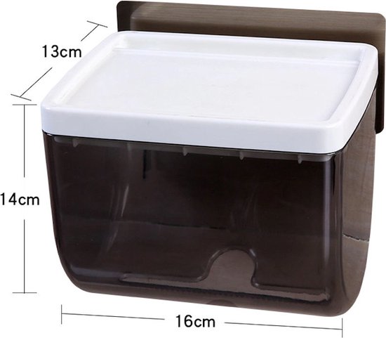 Decopatent de la porte-rouleau de papier toilette avec étagère jambe et fente Téléphone - Sans perçage - Hanging porte-papier toilette - Porte-rouleau de papier toilette