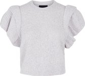 PIECES PCFRILL O-NECK KNIT VEST Dames Trui - Maat XL