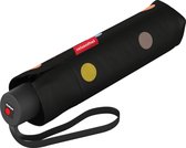 Reisenthel Umbrella Pocket Classic Opvouwbare Paraplu - ø 99 cm - Dots Zwart