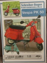 modelbouw, bouwplaat Vespa PK 50, schaal 1:8