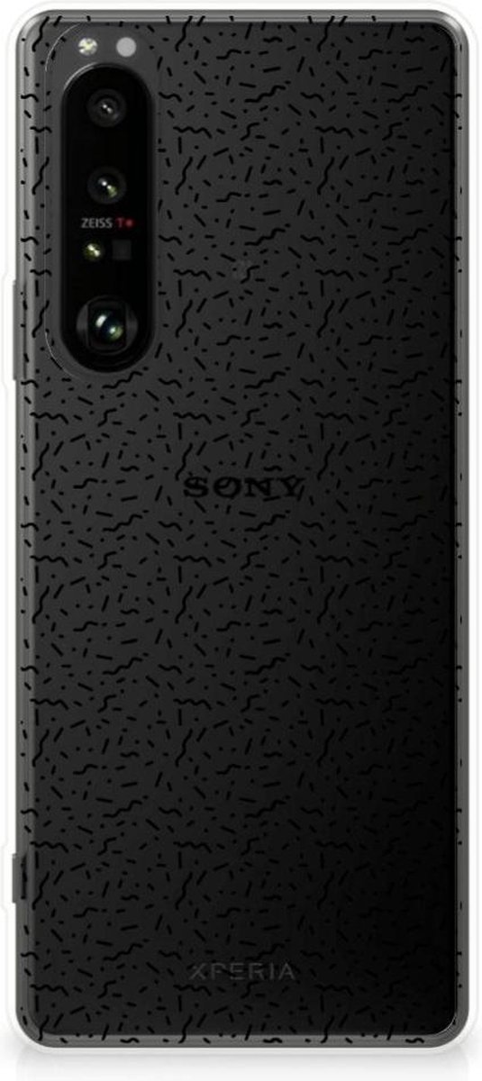 TPU Hoesje voor Sony Xperia 1 III TPU bumper Stripes Dots