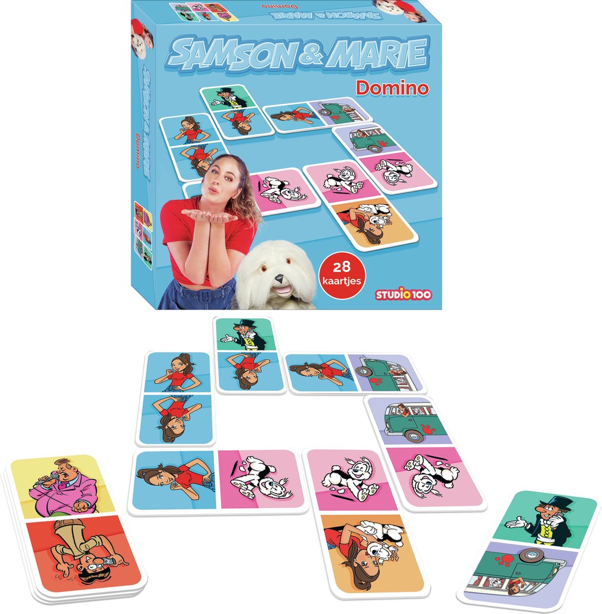 Samson & Marie spel - domino