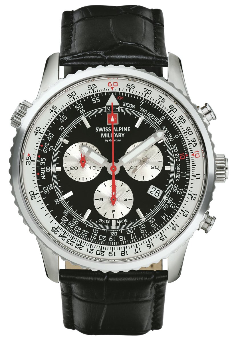Swiss Alpine Military Spirit Chrono SAM7078.9537 mannen horloge