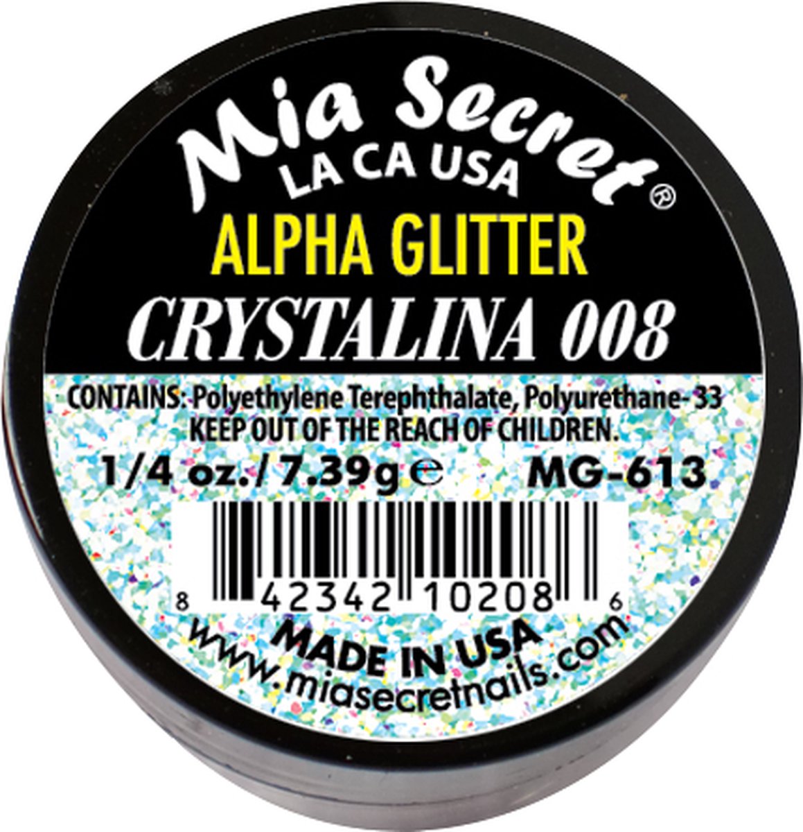 Alpha & Dust Glitter Acrylpoeder Crystalina 008