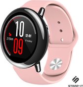 Siliconen Smartwatch bandje - Geschikt voor  Xiaomi Amazfit Pace sport band - roze - Strap-it Horlogeband / Polsband / Armband