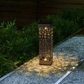 Lumisky - 3 x solar Led-lantaarn Organic Inox - decoratieve sfeerverlichting op zonne-energie
