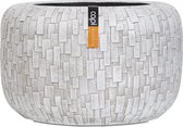 Vaas rond Stone 15x9 ivoor