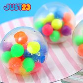JUST23 DNA stress Ball - Fidget toys - Stressbal orbeez - Regenboog