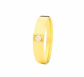 Hemels juwelier- HMLR103- Dames- Damesring- 14k geel gouden- Ring- Verlovingsring- Maat 56- 18mm- Moederdag aanbieding