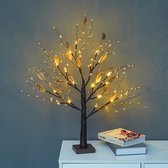 Kunstmatige goude fruitboom Lamp -kerstdecoratie - leuk voor met kerstmis - voor woonkamer en slaapkamer-LED lamp-Werkt Op Batterijen