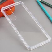 Voor Sony Xperia 1 III Schokbestendig Krasbestendig TPU + Acryl Beschermhoes (Transparant)