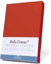 Bella Donna hoeslaken - Jersey Duo Formesse laken met 1 split / 180 X 190 - 220 cm kleur oranje 0705 Jaffa