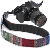 Camera riem - Vintage Camera Strap/Riem/Schouderband - Voor DSLR | Nikon | Canon | Instax | Sony - Camera riem - Rainbow
