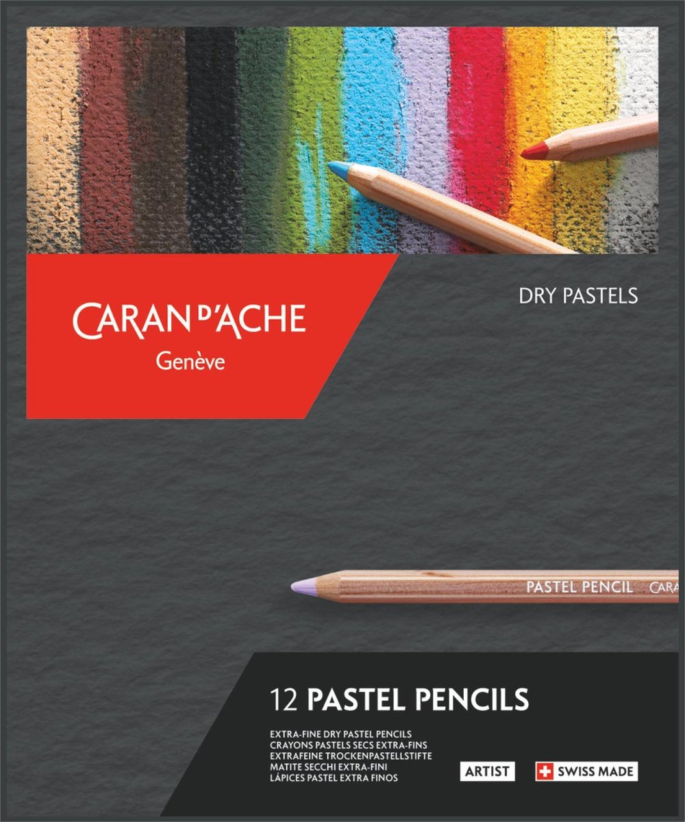 Caran d'Ache Pastel Potloden 12 Stuks in doos