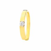 Hemels juwelier- HMLR109- Dames- Damesring- 14k geel gouden- Ring- Verlovingsring- Maat58 - 18,50mm- Moederdag aanbieding