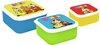 Bumba lunchbox - 3 bewaardozen - blauw / groen / geel