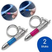 Porte-clés antistatique Vocoil - Bracelet antistatique Alternatief - 2 pièces (rouge + Blauw)