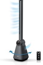 CONCEPT Torenventilator met afstandsbediening en timer -3 snelheden - Zwart