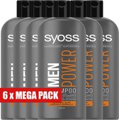 Syoss Men Power Shampoo Multi Pack - 6 x 500 ml