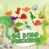 48 Dino prikkers ! Versier je traktatie, dino taart, dino cupcakes met deze leuke Dinosaurus prikkers! | 48 stuks | Bulkvoordeel