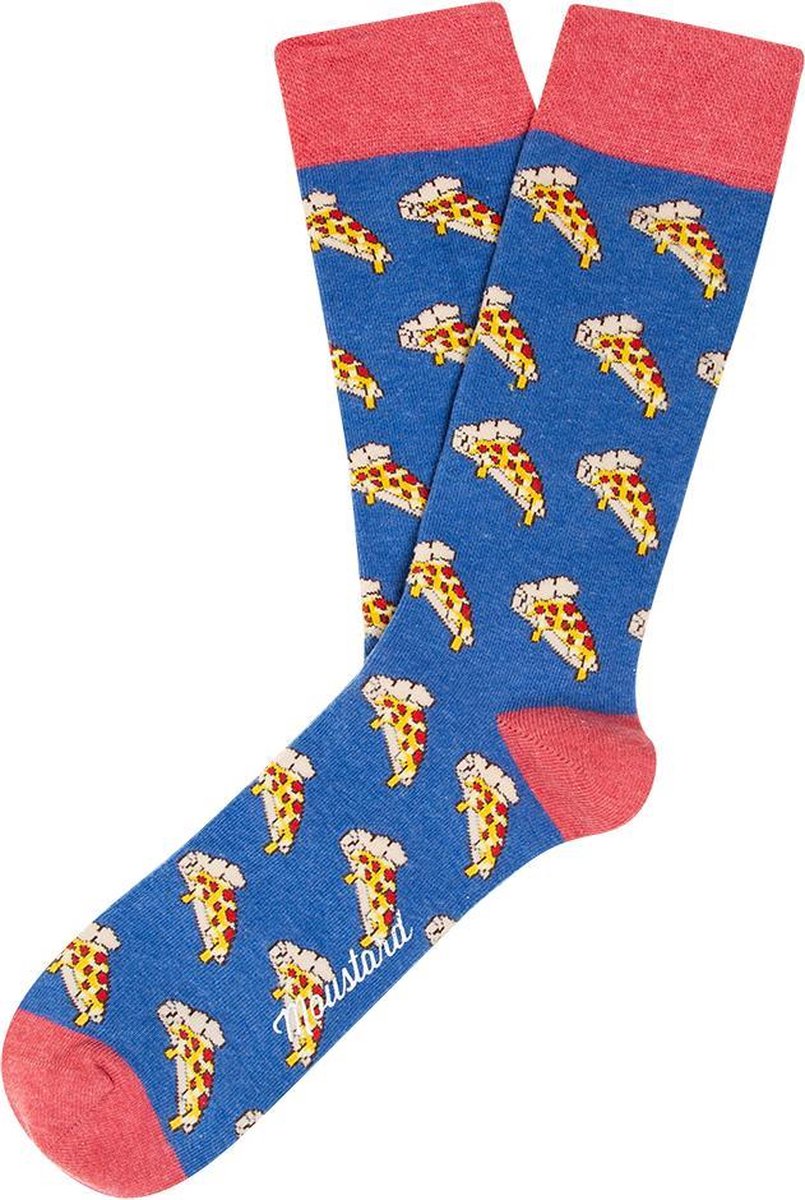sokken 36-40 met pizza motief