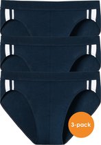 SCHIESSER 95/5 Stretch rio slips (3-pack) - donkerblauw - Maat: XL