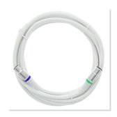 Q-Link coax kabel stekker recht, KabelKeur 5 m wit