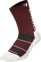Trusox Anti-Slip Sportsokken  Sportsokken - Maat 39-42.5 - Unisex - rood/wit/grijs