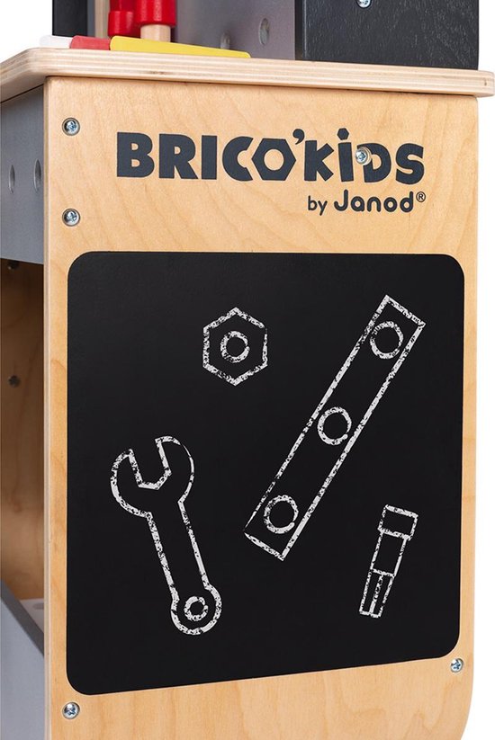 Accommodatie weekend Optimisme Janod stoer houten werkbank Brico'kids* | bol.com