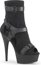 Pleaser Plateau Laarzen -36 Shoes- DELIGHT-1037 US 6 Zwart