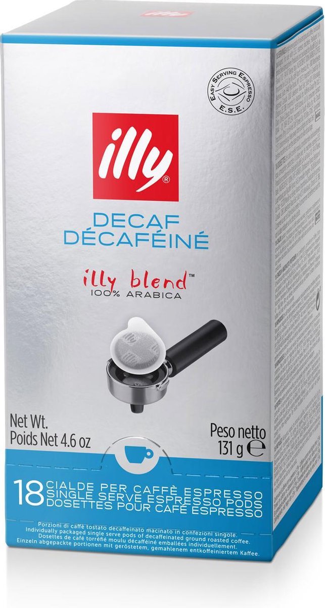 Goedkoopste illy - E.S.E. servings decafe 12 x 18 stuks