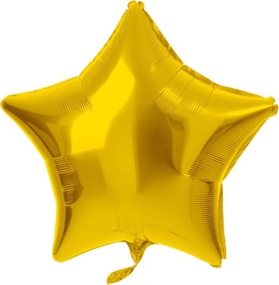 Folieballon Ster Goud - 48 cm